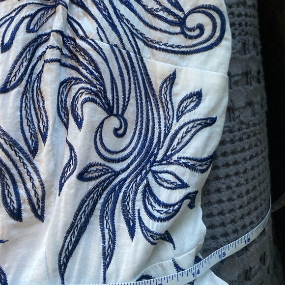 ANTONIO MELANI White and Blue Sundress GUC size 6 - Picture 10 of 11